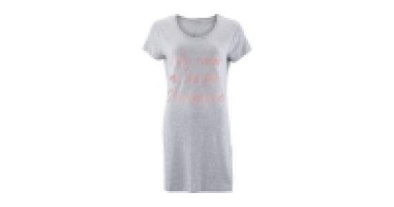 Ladies Grey Marl Night Dress