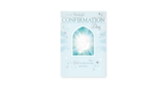 Blue Dove Charity Confirmation Card