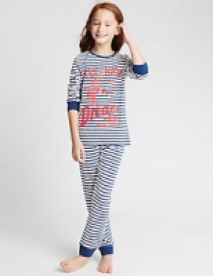 2 Pack Pure Cotton Pyjamas (3-16 Years) 24.00 €