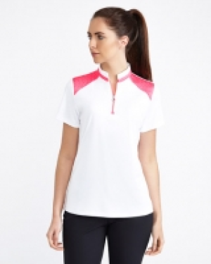 P&aacute;draig Harrington Print Insert Polo (SPF 50)