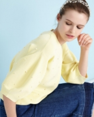 Savida Flounce Bead Cardigan