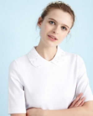 Savida Pearl Collar Jumper