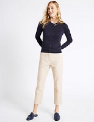 Cotton Rich Slim Leg Trousers 35.00 €