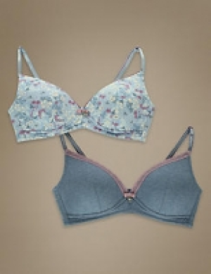 2 Pack Padded Full Cup Bras 22.00 €