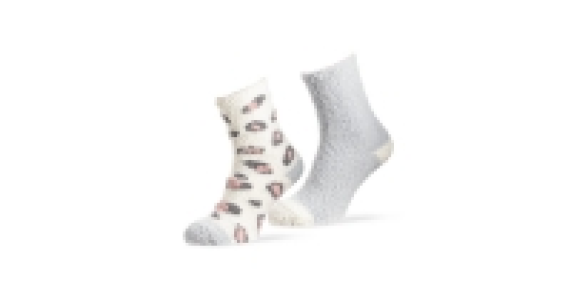 Ladies Leopard Lounge Socks