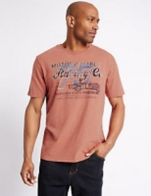 Pure Cotton Crew Neck T-Shirt 20.00 €