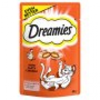 Tesco  Dreamies Cat Treats With Chicken 60G