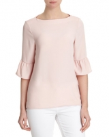 Dunnes Stores  Frilled Sleeve Top