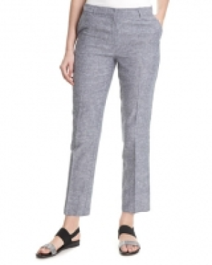 Straight Leg Linen Trousers
