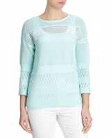 Dunnes Stores  Lace Pointelle Jumper
