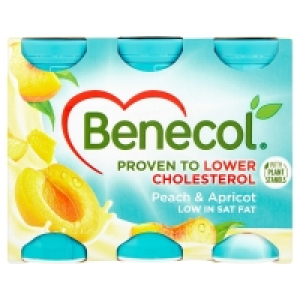 Benecol Drinking Yogurt Apricot & Peach 6 Pack 3.00&nbsp;&euro;