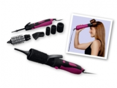 SILVERCREST PERSONAL CARE® 1000W Hot Air Brush with Rollers
