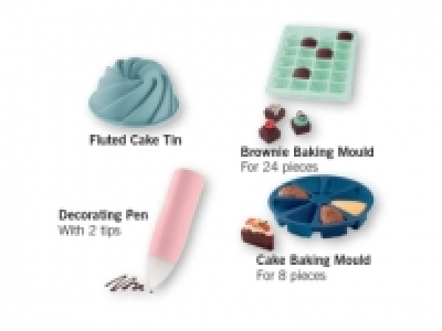ERNESTO® Silicone Baking Tin/Utensils