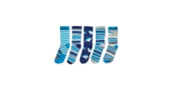Shark Design Childrens Socks 5-Pack