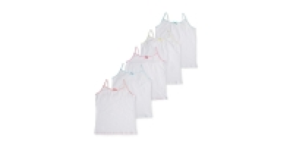 Lily & Dan Girls Vests 5-Pack