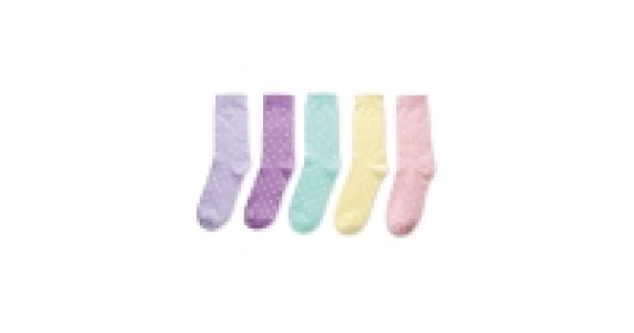 Spotted Childrens Socks 5-Pack