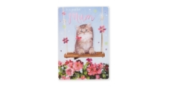 Penny Pots Purrfect Mum Large Card
