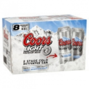 Coors Light Premium Beer Cans