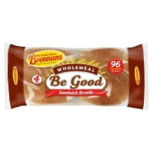 Brennans Be Good Wholemeal Sandwich Bread