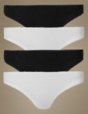 4 Pack Pure Cotton Bikini Knickers 6.75 €