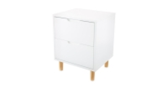 Home Creation 2 Drawer Bedside Table