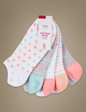 5 Pair Pack Cotton Rich Trainer Liner Socks 11.00 €