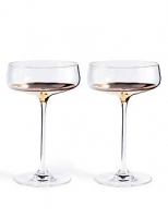 Marks and Spencer  Bellagio 2 Pack Champagne Saucers