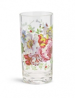 Marks and Spencer  Floral Print Picnic Hi Ball Glass