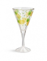 Marks and Spencer  Pineapple Embossed Picnic Wine Glass