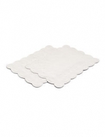 Marks and Spencer  Set of 2 Scalloped Matelassé Placemat