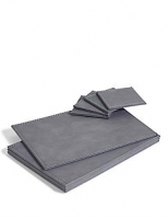 Marks and Spencer  Faux Leather Placemat & Coaster Set