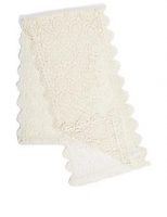 Marks and Spencer  Pure Cotton Floral Lace Runner