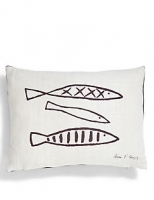 Marks and Spencer  Breon Ocasey 3 Fish Cushion