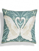 Marks and Spencer  Swan Embroidered Cushion