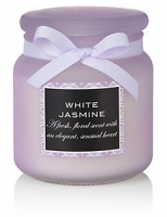 Marks and Spencer  White Jasmine Large Filled Candle