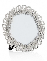 Marks and Spencer  Feather Round Photo Frame