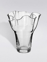 Marks and Spencer  Handkerchief Clear Vase