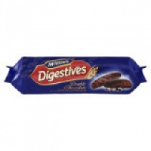 McVities Digestives Double Chocolate/ Milk Chocolate & Oran
