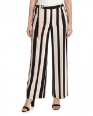 Wide Leg Printed Trousers