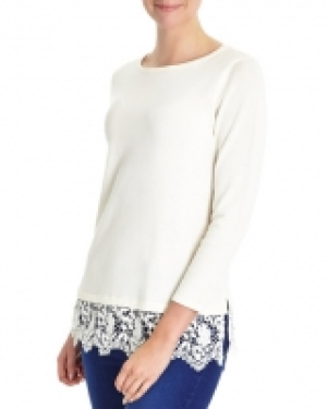 Crochet Hem Jumper