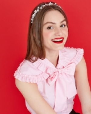 Savida Sleeveless Shirt With Ruffles