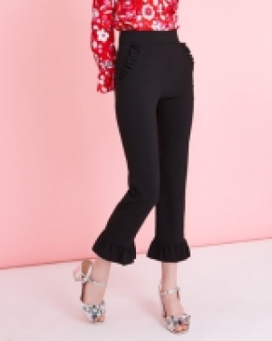 Savida Frill Crop Trousers