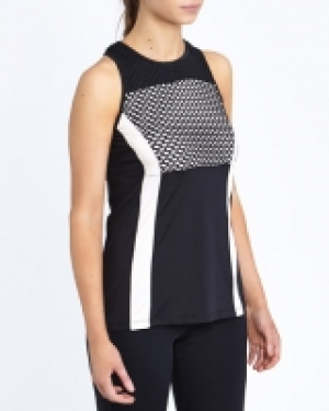 Mesh Block Tank Top