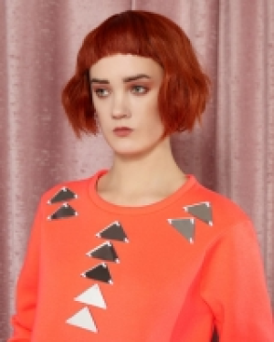 Joanne Hynes Orange Geometric Hardware Sweatshirt 75.00&nbsp;&euro;