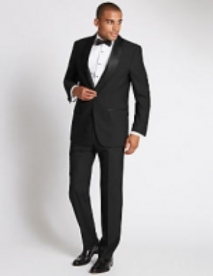 Black Regular Fit Wool Jacket 160.00 €