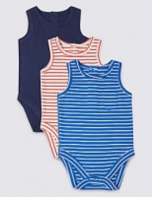 3 Pack Pure Cotton Bodysuits 16.00 €