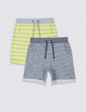 2 Pack Pure Cotton Shorts (3 Months - 5 Years) 16.00 €