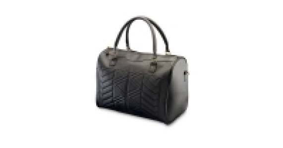 Avenue Black Quilted Holdall