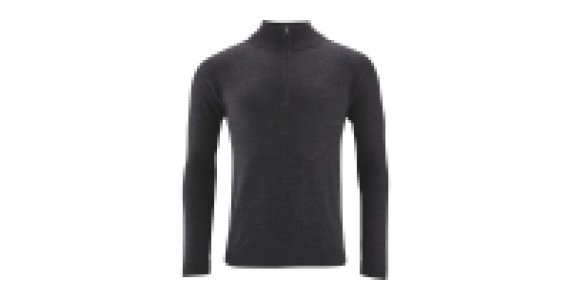 Crane Mens Merino Midlayer Black