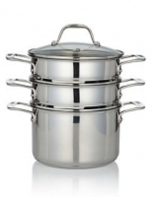 Stainless Steel 3-Tier Steamer 75.00 €